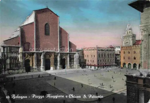 AK / Ansichtskarte BOLOGNA IT Piazza Maggiore e Chiesa San Petronio