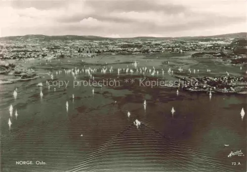 AK / Ansichtskarte OSLO  Norge Fliegeraufnahme