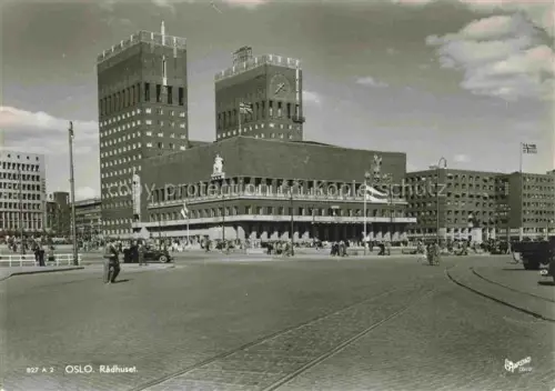 AK / Ansichtskarte OSLO  Norge Radhuset
