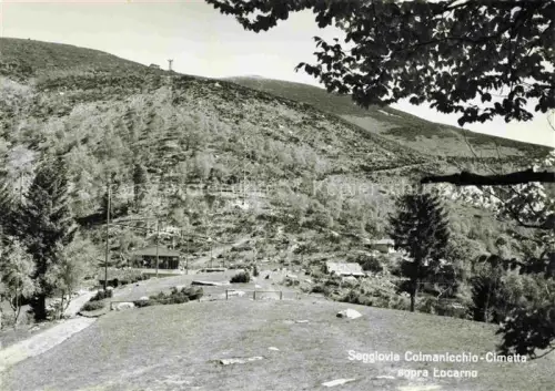 AK / Ansichtskarte Cimetta 1646m Cardada Locarno TI Seggiovia Colmanicchio sopra Locarno