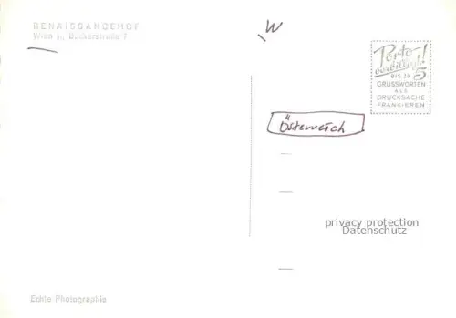 AK / Ansichtskarte WIEN AT Renaissancehof