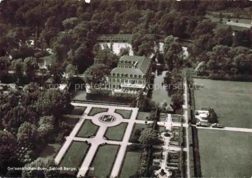 AK / Ansichtskarte Buer Gelsenkirchen NRW Schloss Berge Fliegeraufnahme