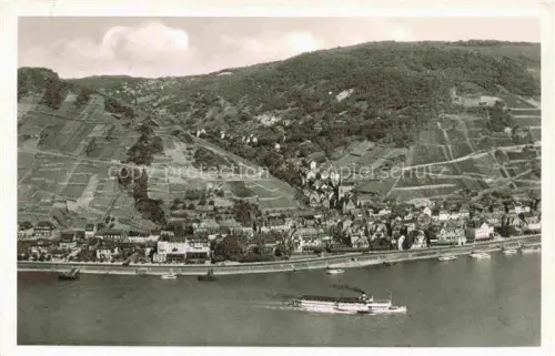 AK / Ansichtskarte AssMANNSHAUSEN Rhein Fliegeraufnahme