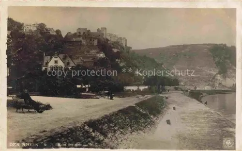 AK / Ansichtskarte St Goar Rhein Rheinpromenade Ruine Rheinfels