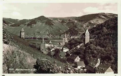 AK / Ansichtskarte Bacharach Rheinland-Pfalz Panorama