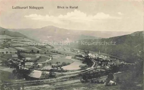 AK / Ansichtskarte Nideggen Eifel Dueren NRW Panorama Luftkurort Blick ins Rurtal