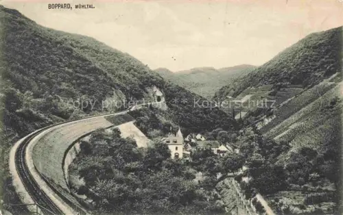 AK / Ansichtskarte Boppard Rhein Rheinland-Pfalz Panorama Muehltal