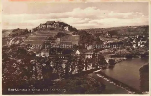 AK / Ansichtskarte Bad Muenster am Stein Ebernburg Rheinland-Pfalz Panorama Blick gegen Ebernburg