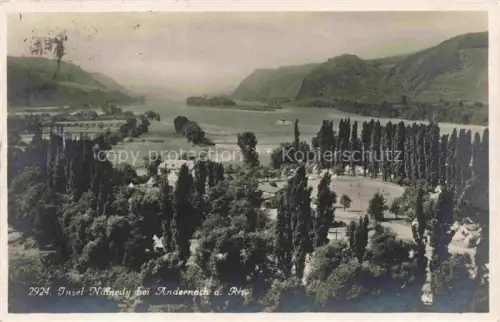 AK / Ansichtskarte Insel Namedy Andernach Rheinland-Pfalz Panorama