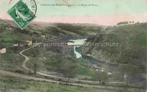 AK / Ansichtskarte Pinay ROANNE 42 Loire Panorama la digue de Pinay Collection des Bords de la Loire
