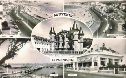 AK / Ansichtskarte PORNICHET Saint-Nazaire 44 Loire-Atlantique Casino Hafen Strasse