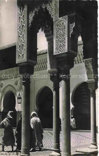 AK / Ansichtskarte CASABLANCA Maroc Mosquee Detail des colonnades