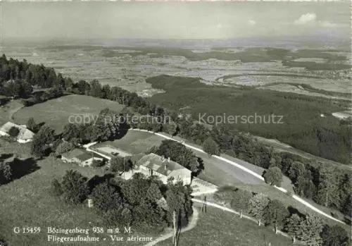 AK / Ansichtskarte Boezingenberg Bueren Albis BE Fliegeraufnahme mit Kurhaus Boetzingenberg