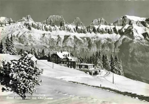 AK / Ansichtskarte Grossberg Flums SG Hotel Camperdon mit Churfirsten