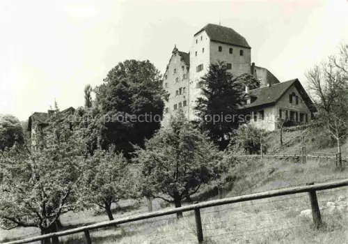 AK / Ansichtskarte Wildegg Schloss Lenzburg AG Bergfried und Palais
