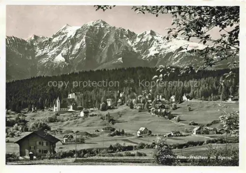 AK / Ansichtskarte Waldhaus Flims GR mit Signina