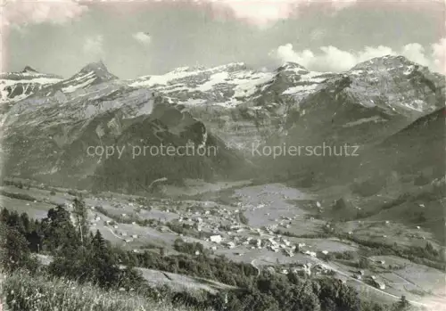 AK / Ansichtskarte Les Diablerets VD Panorama