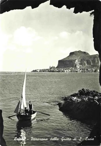 AK / Ansichtskarte Cefalu Palermo Sicilia IT Panorama de la Grotte de Ste Lucie
