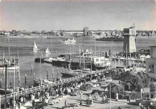 AK / Ansichtskarte KIEL  CITY Jachthafen und Signaturen
