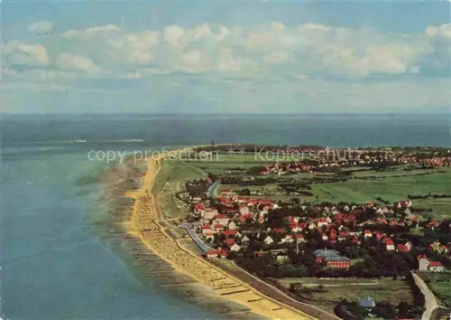 AK / Ansichtskarte Duhnen Cuxhaven Nordseebad Niedersachsen Fliegeraufnahme