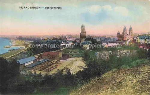 AK / Ansichtskarte Andernach Rhein Rheinland-Pfalz Stadtpanorama Kirche