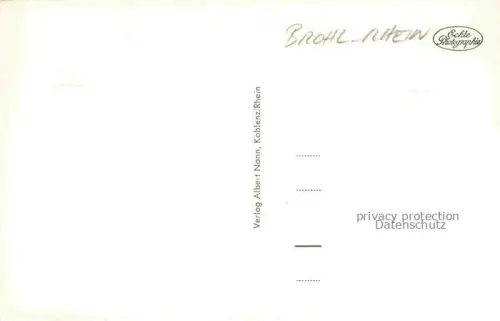 AK / Ansichtskarte Brohl  Rhein Brohl-Luetzing Rhein Partie am Rhein Dampfer