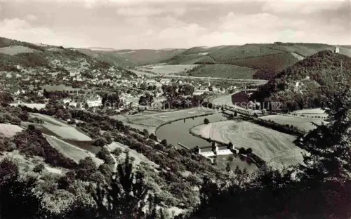 AK / Ansichtskarte Bad Nassau Lahn Rheinland-Pfalz Panorama Luftkurort