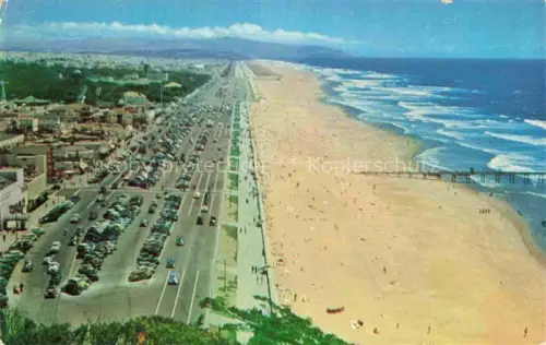 AK / Ansichtskarte SAN FRANCISCO California USA Ocean Beach and Great Highway aerial view