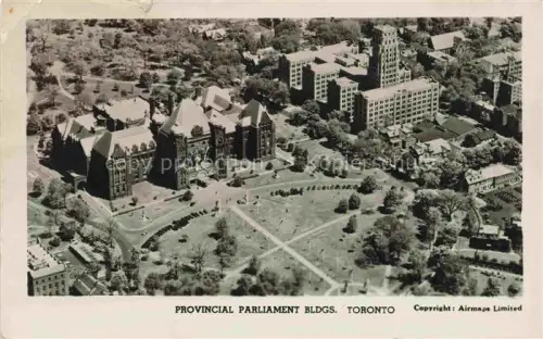 AK / Ansichtskarte TORONTO Ontario Canada Provincial Parliament Buildings aerial view