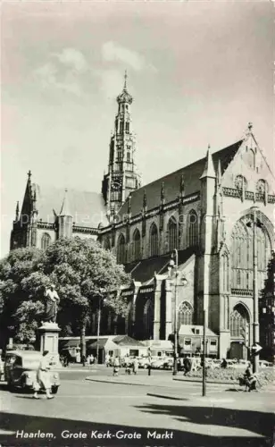 AK / Ansichtskarte HAARLEM NL Grote Kerk Grote Markt