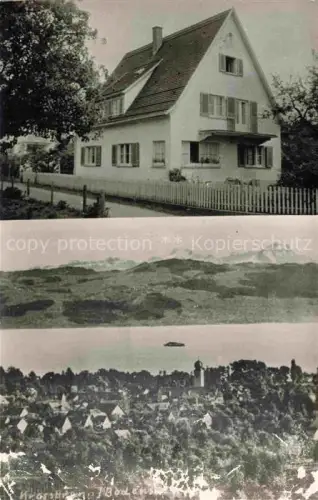 AK / Ansichtskarte Kressbronn Bodensee BW Wohnhaus Stadtpanorama Alpenblick Luftaufnahme