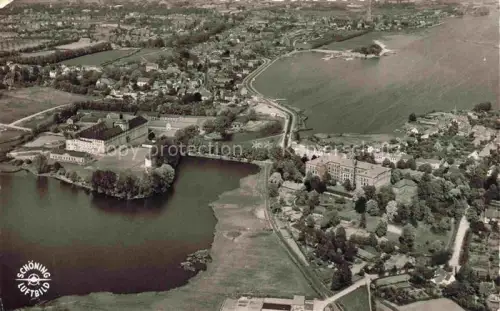 AK / Ansichtskarte Schleswig Schlei Erfde Schleswig-Holstein Fliegeraufnahme mit Schloss