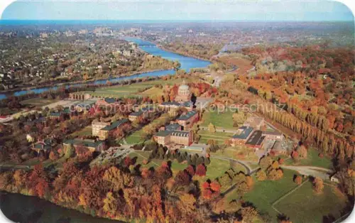 AK / Ansichtskarte Rochester New York USA Air View of the River Campus of the University of Rochester