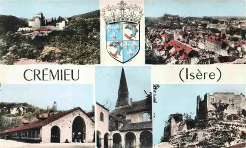AK / Ansichtskarte Cremieu La Tour-du-Pin 38 Isere Chateau Panorama Eglise Ruine