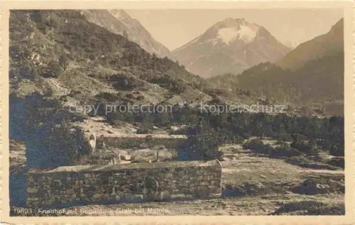 AK / Ansichtskarte Maloja GR Friedhof Segantinis Grab 