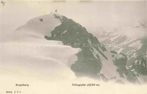 AK / Ansichtskarte Engelberg  OW Titlisgipfel