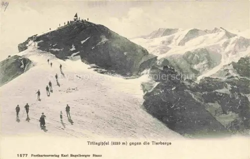 AK / Ansichtskarte Titlis 3238m Engelberg OW Gipfel Tierberge 