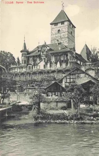AK / Ansichtskarte SPIEZ Thunersee Niedersimmental BE Das Schloss  