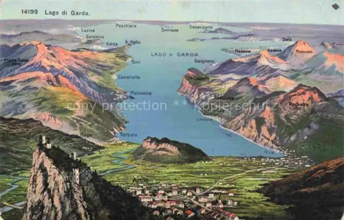 AK / Ansichtskarte Lago di Garda IT Arco Torbole Lazise