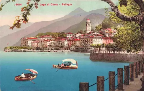 AK / Ansichtskarte Lago di Como Beliagio Boote 