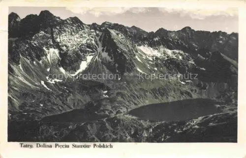 AK / Ansichtskarte Tatry Vysoke Wysokie SK Dolina Pieciu Stawow Polski
