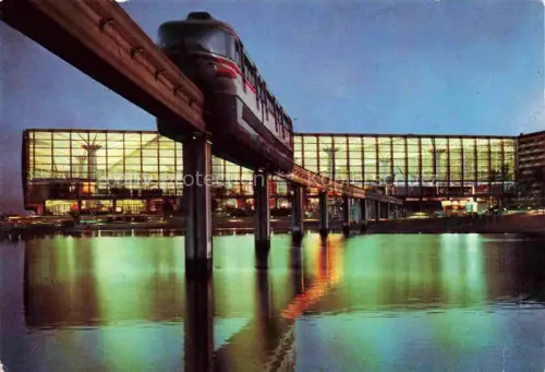 AK / Ansichtskarte TORINO Turin IT Palazzo del Lavoro See Wasserspiegelung Hochbahn