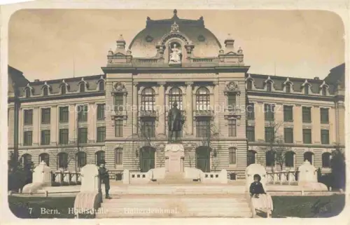 AK / Ansichtskarte BERN BE Hochschule Hallerdenkmal 