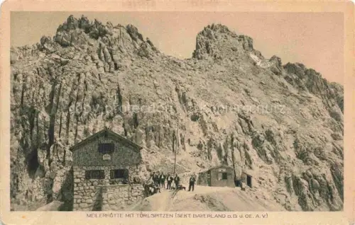 AK / Ansichtskarte Meilerhuette 2377m Garmisch-Partenkirchen Bayern Torlspitzen Sekt Bayerland 