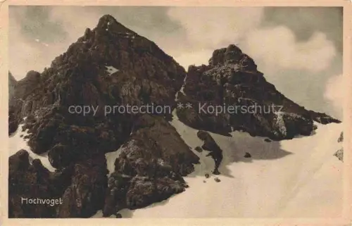 AK / Ansichtskarte Hochvogel 2589m Bad Hindelang Allgaeu Allgaeuer Alpen am Kalten Winkel