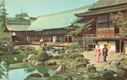 AK / Ansichtskarte Kyoto Kioto Japan Samboin Temple Gardens