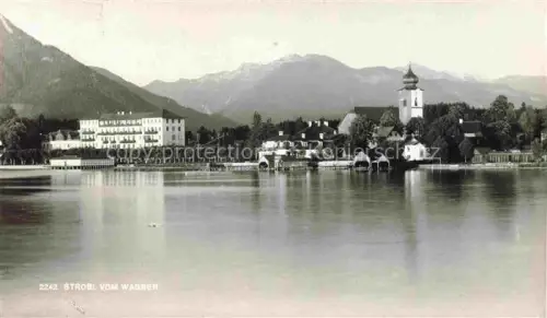 AK / Ansichtskarte Strobl Wolfgangsee AT Panorama