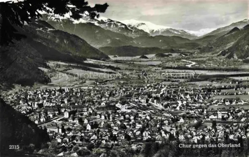 AK / Ansichtskarte CHUR Coire GR Oberland Stadtansicht