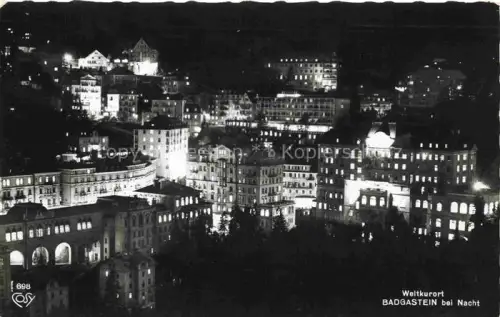 AK / Ansichtskarte Badgastein BAD GASTEIN Pinzgau Pongau AT bei Nacht 