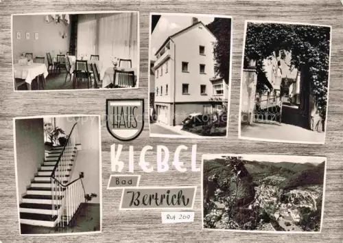 AK / Ansichtskarte Bad Bertrich Rheinland-Pfalz Gaestehaus Haus Kiebel Landschaftspanorama